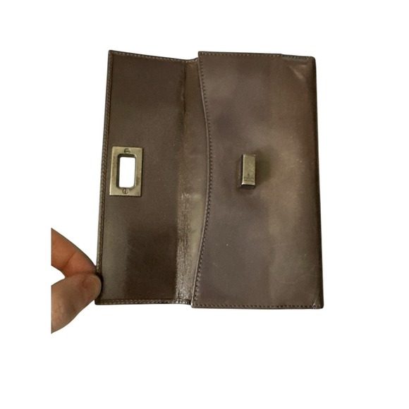 Vintage Gucci‎ Long Wallet Womens Brown Leather Bi Fold - Picture 3 of 7